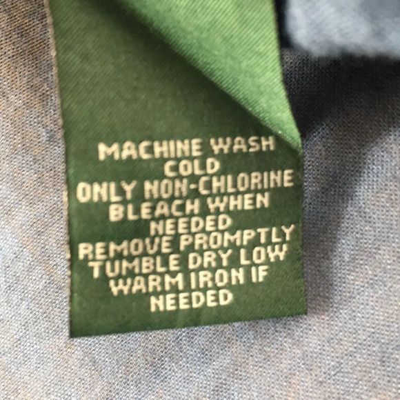 Lauren Jeans Co Blue Ruffle Button Front Shirt - Picture 6 of 9